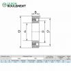 Rodamiento de bolas S2203-2RS-ZEN