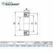 Rodamiento de bolas S2204-2RS-ZEN