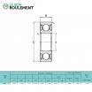 Rodamiento de bolas 1603-ZZ-KML