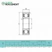 Rodamiento de bolas 1607-2RS-KML