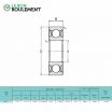 Rodamiento de bolas 1607-ZZ-KML