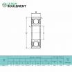 Rodamiento de bolas 1616-ZZ-KML