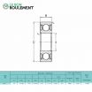 Rodamiento de bolas 1621-ZZ-KML