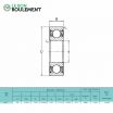 Rodamiento de bolas 1623-2RS-KML