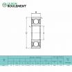 Rodamiento de bolas 1623-ZZ-KML