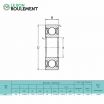 Rodamiento de bolas 1630-ZZ-KML