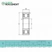 Rodamiento de bolas 1640-ZZ-KML