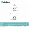 Rodamiento de bolas R12-ZZ-KML