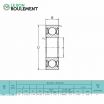 Rodamiento de bolas R14-ZZ-KML