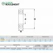 Rodamiento de bolas R155-2Z-ZEN