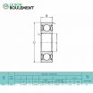 Rodamiento de bolas R16-ZZ-KML
