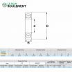 Rodamiento de bolas R168-2TS-ZEN
