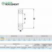 Rodamiento de bolas R18-2RS-ZEN