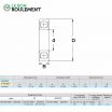 Rodamiento de bolas R1810-2Z-ZEN