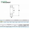 Rodamiento de bolas R188-2Z-ZEN