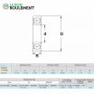 Rodamiento de bolas R20-2RS-ZEN