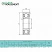 Rodamiento de bolas R20-ZZ-KML