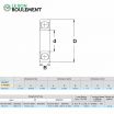 Rodamiento de bolas RLS10-2Z-ZEN