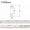 Rodamiento de bolas SFR8-2Z-ZEN