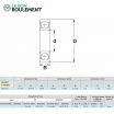 Rodamiento de bolas SR8-2RS-ZEN