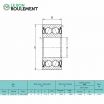 Rodamiento de bolas 3201-ZZ-ATN9-KML