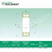 Rodamiento de bolas 3202-2RS-INOX