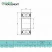 Rodamiento de bolas 3202-2RS-ATN9-KML
