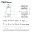 Rodamiento de bolas 3202-A-2Z-TN9-MT33-SKF