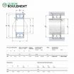 Rodamiento de bolas 3204-A-2Z-MT33-SKF