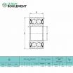 Rodamiento de bolas 3204-ZZ-ATN9-KML