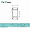 Rodamiento de bolas 3205-2RS-ATN9-KML