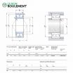 Rodamiento de bolas 3205-ATN9-C3-SKF