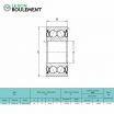 Rodamiento de bolas 3205-ZZ-ATN9-KML