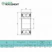 Rodamiento de bolas 3206-2RS-ATN9-KML