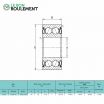 Rodamiento de bolas 3206-ZZ-ATN9-KML