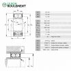 Rodamiento de bolas 3207-BD-2HRS-TVH-FAG