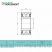Rodamiento de bolas 3207-ZZ-ATN9-KML