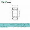 Rodamiento de bolas 3208-2RS-ATN9-KML