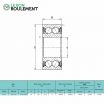 Rodamiento de bolas 3210-2RS-C3-KML