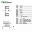 Rodamiento de bolas 3210-BD-TVH-FAG