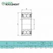 Rodamiento de bolas 3210-ZZ-ATN9-KML