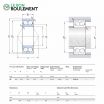 Rodamiento de bolas 3217-A-SKF