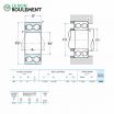 Rodamiento de bolas 3302-B-2RS-TNG-C3-NSK