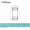Rodamiento de bolas 3303-2RS-ATN9-KML
