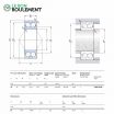 Rodamiento de bolas 3303-ATN9-SKF