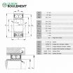Rodamiento de bolas 3303-BD-2Z-TVH-FAG