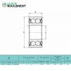 Rodamiento de bolas 3303-ZZ-ATN9-KML