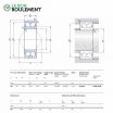 Rodamiento de bolas 3304-A-C3-SKF