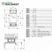 Rodamiento de bolas 3304-BD-2Z-TVH-FAG