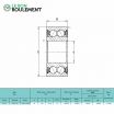 Rodamiento de bolas 3307-2RS-ATN9-KML